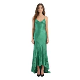 Roberto Cavalli S/s 2004 Silk Green Slip Gown — image 3