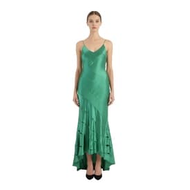 Roberto Cavalli S/s 2004 Silk Green Slip Gown — image 4
