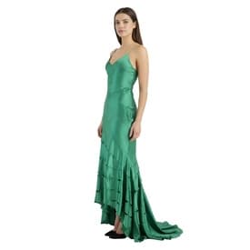 Roberto Cavalli S/s 2004 Silk Green Slip Gown — image 7