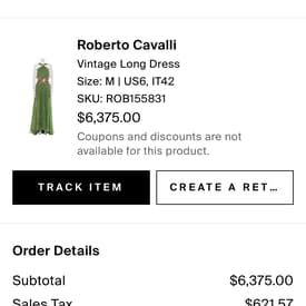 Roberto Cavalli Metallic Halter And Backless Gown — image 3