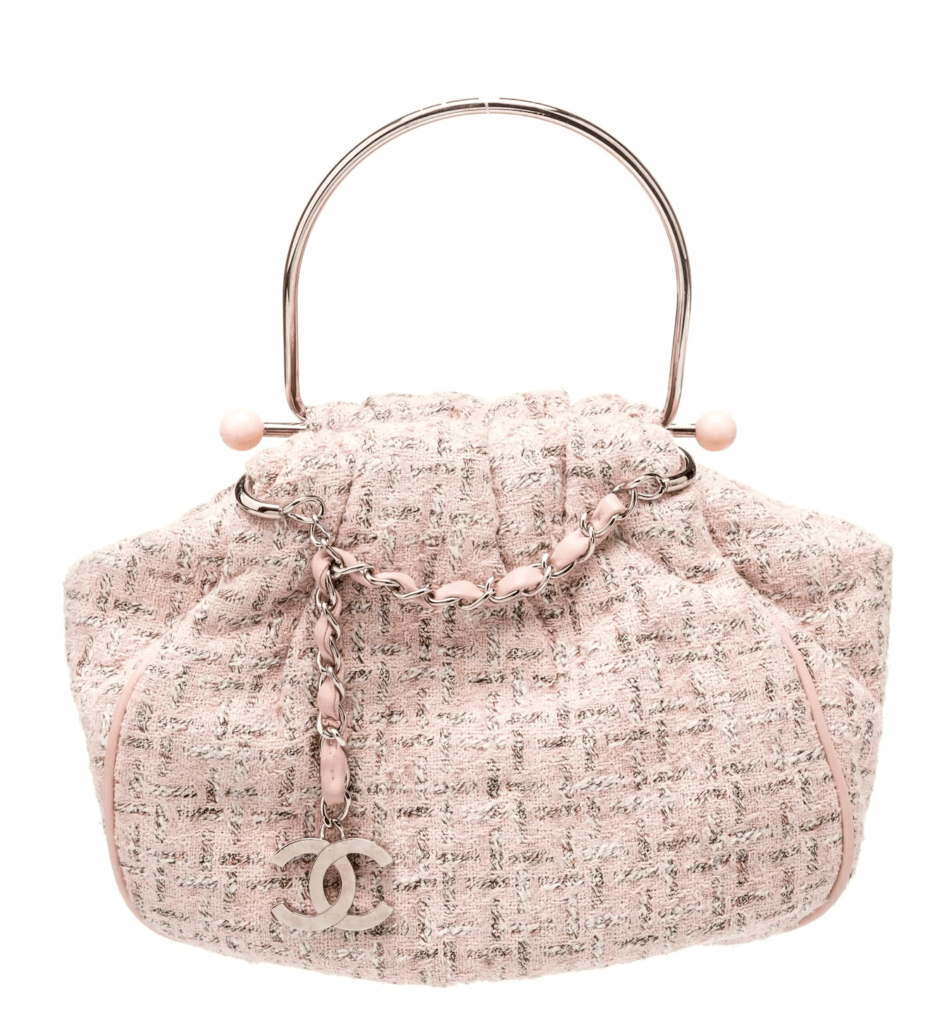 Chanel 2005 Tweed Knitting Bag By Karl Lagerfeld