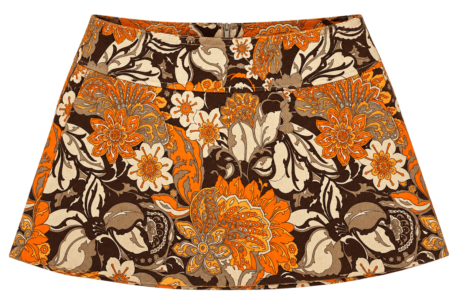 Vintage Dolce & Gabbana S/s 2004 Floral Brocade Mini Skirt