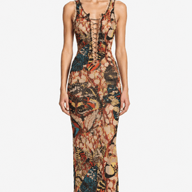 Jean Paul Gaultier Vintage S/s 2003 Maxi Butterfly Dress — image 3