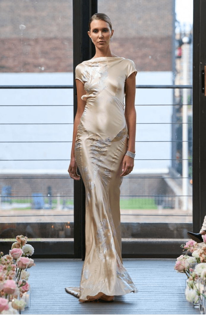 Roberto Cavalli F/w 2006 Chinoiserie Silk Gown