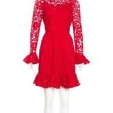 Dolce & Gabbana Lace Flounce Mini Dress — image 1
