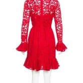 Dolce & Gabbana Lace Flounce Mini Dress — image 3