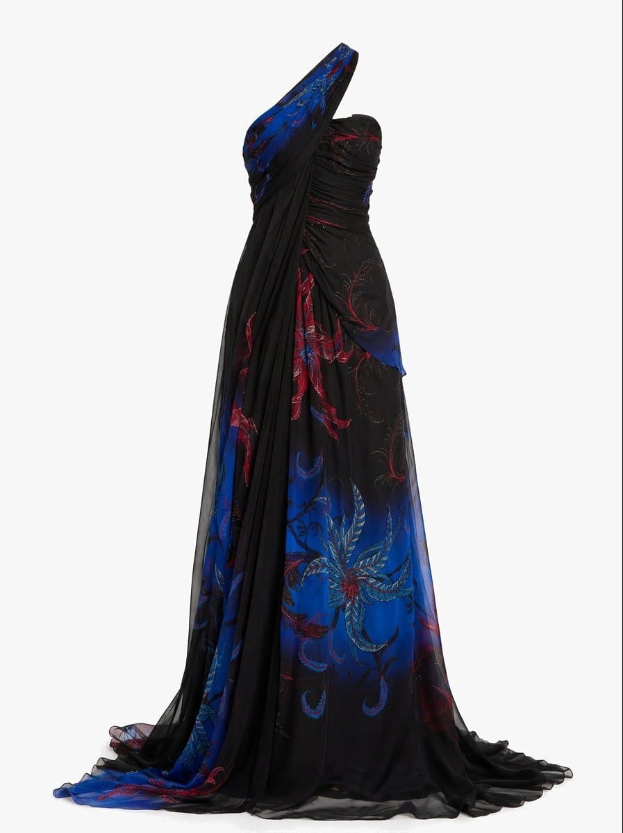 Roberto Cavalli Multi Printed Gown