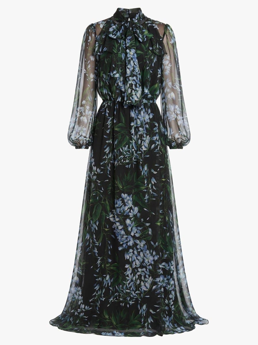 Blumarine Floral Maxi Dress