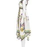 Dolce & Gabbana Siliciano & Floral Print Silk Dress — image 2