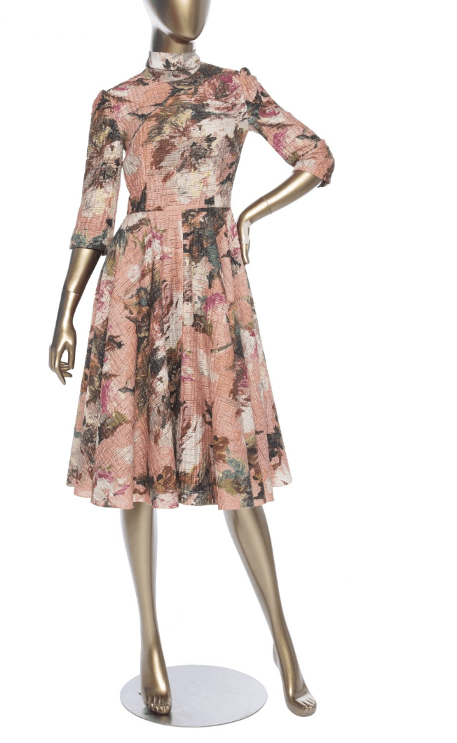 Dolce & Gabbana Textured Floral Dress