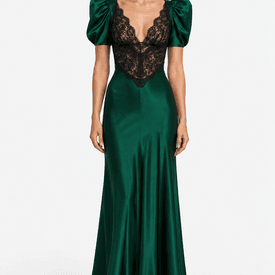 Rodarte Lace-trimmed Silk Cocktail Dress — image 3