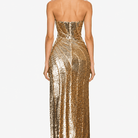 Oscar De La Renta Gold Gown — image 4