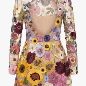 Oscar De La Renta Floral Mini Dress — image 2