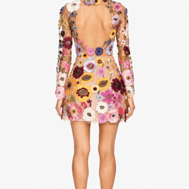 Oscar De La Renta Floral Mini Dress — image 4