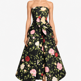 Oscar De La Renta Floral Gown — image 3