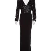 Elie Saab Sequined V-neck Gown — image 1