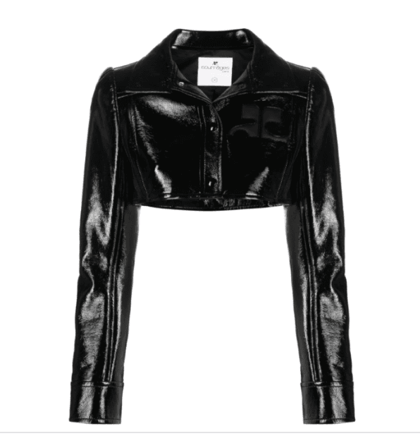 Courrèges Iconique Logo-patch Cropped Jacket
