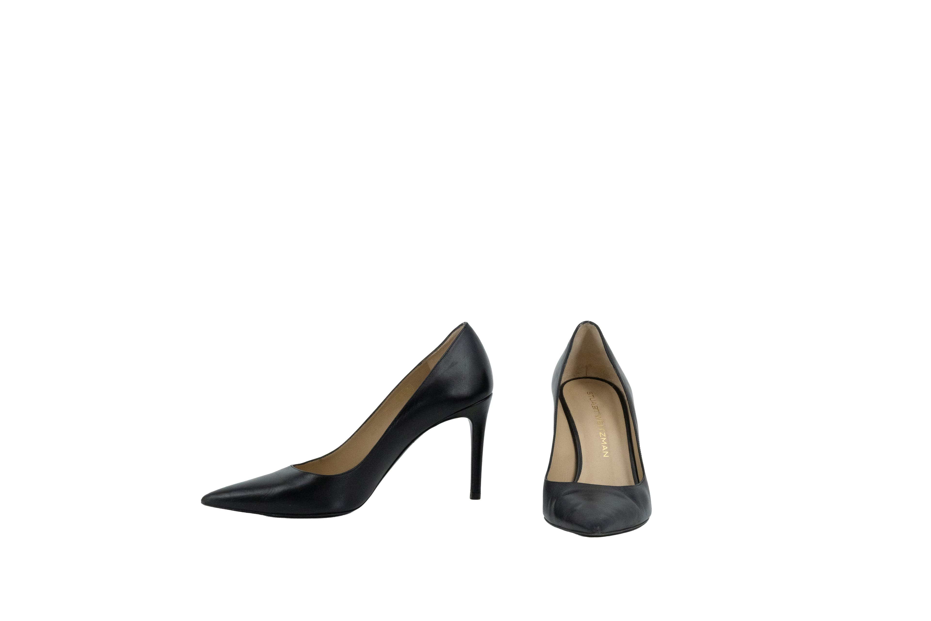 Stuart Weitzman Black Closed Toe Pump