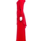 Red Emanuel Ungaro Knit Cashmere Gown — image 2