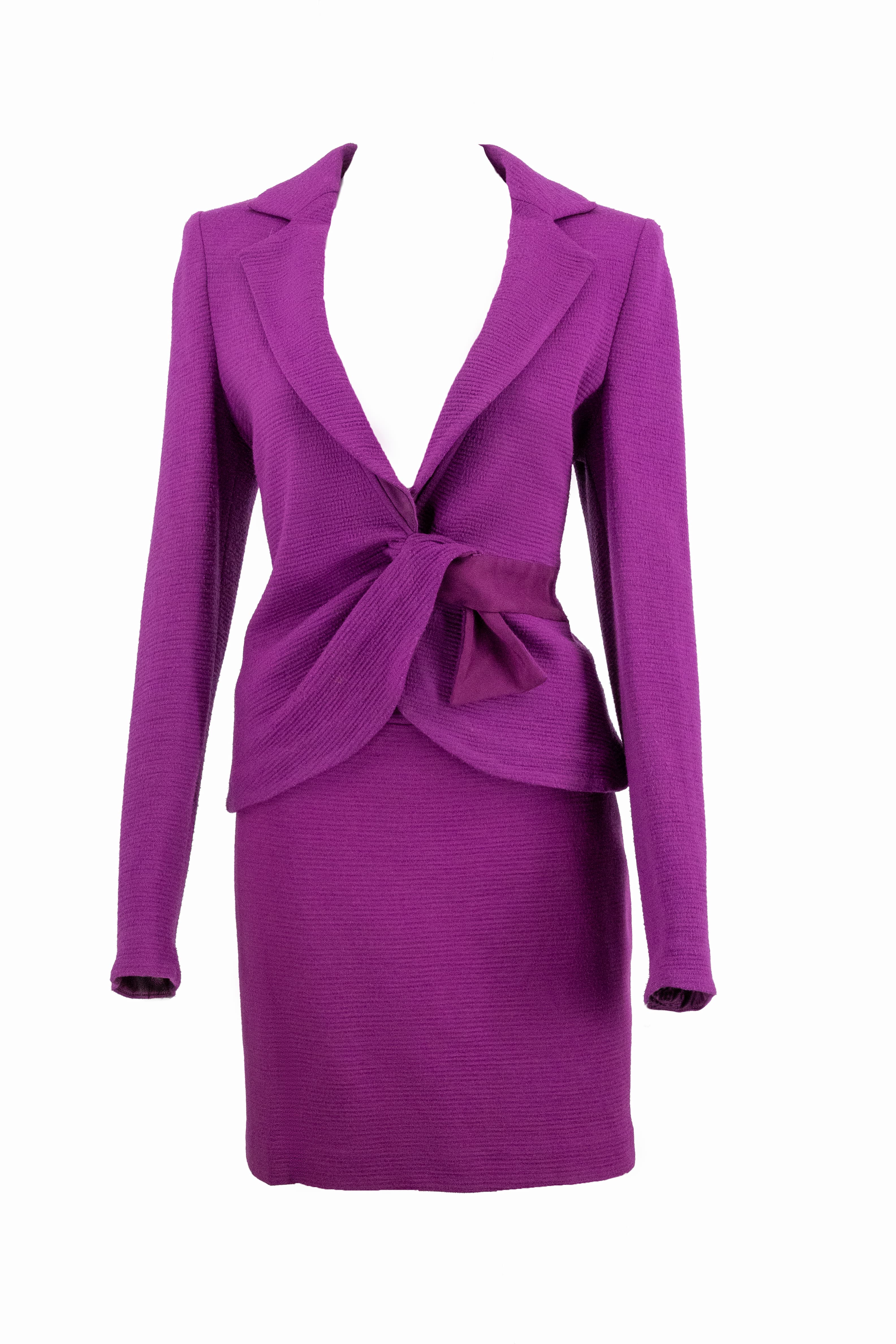 Vintage Armani Collection Two-piece Skirt Set