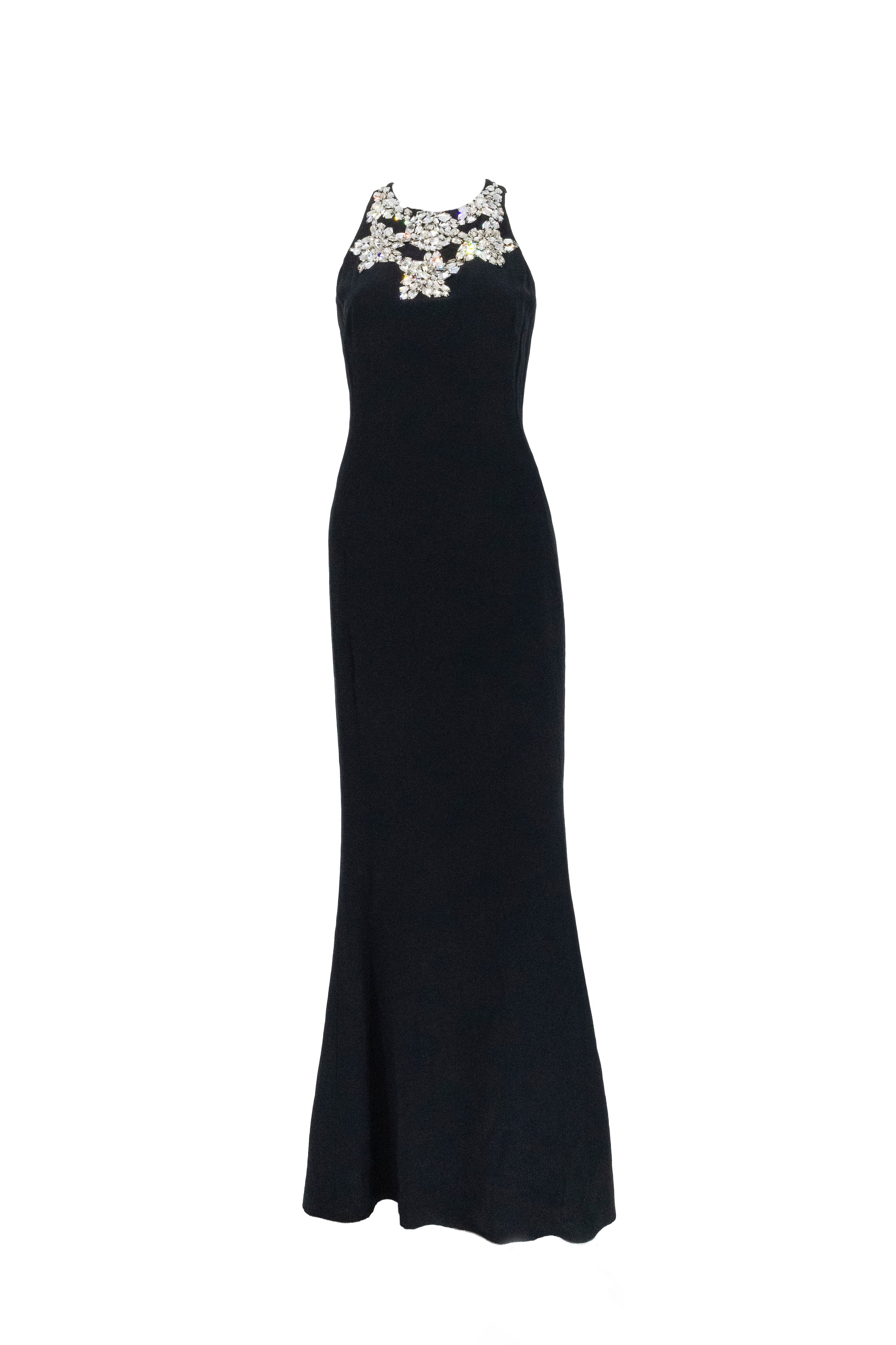 Alexander Mcqueen Crystal Embellished Gown