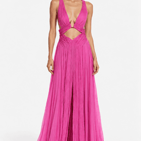 Roberto Cavalli Cavalli Pink Cut Out Gown — image 3