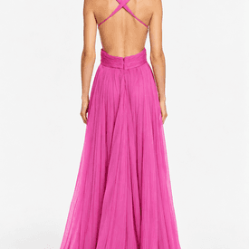 Roberto Cavalli Cavalli Pink Cut Out Gown — image 4