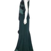 Esteban Cortazar Asymmetrical Satin Gown — image 2