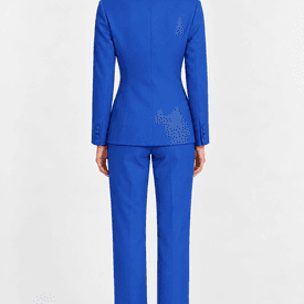 Gianni Versace F/w 1996 Blue Pantsuit — image 4