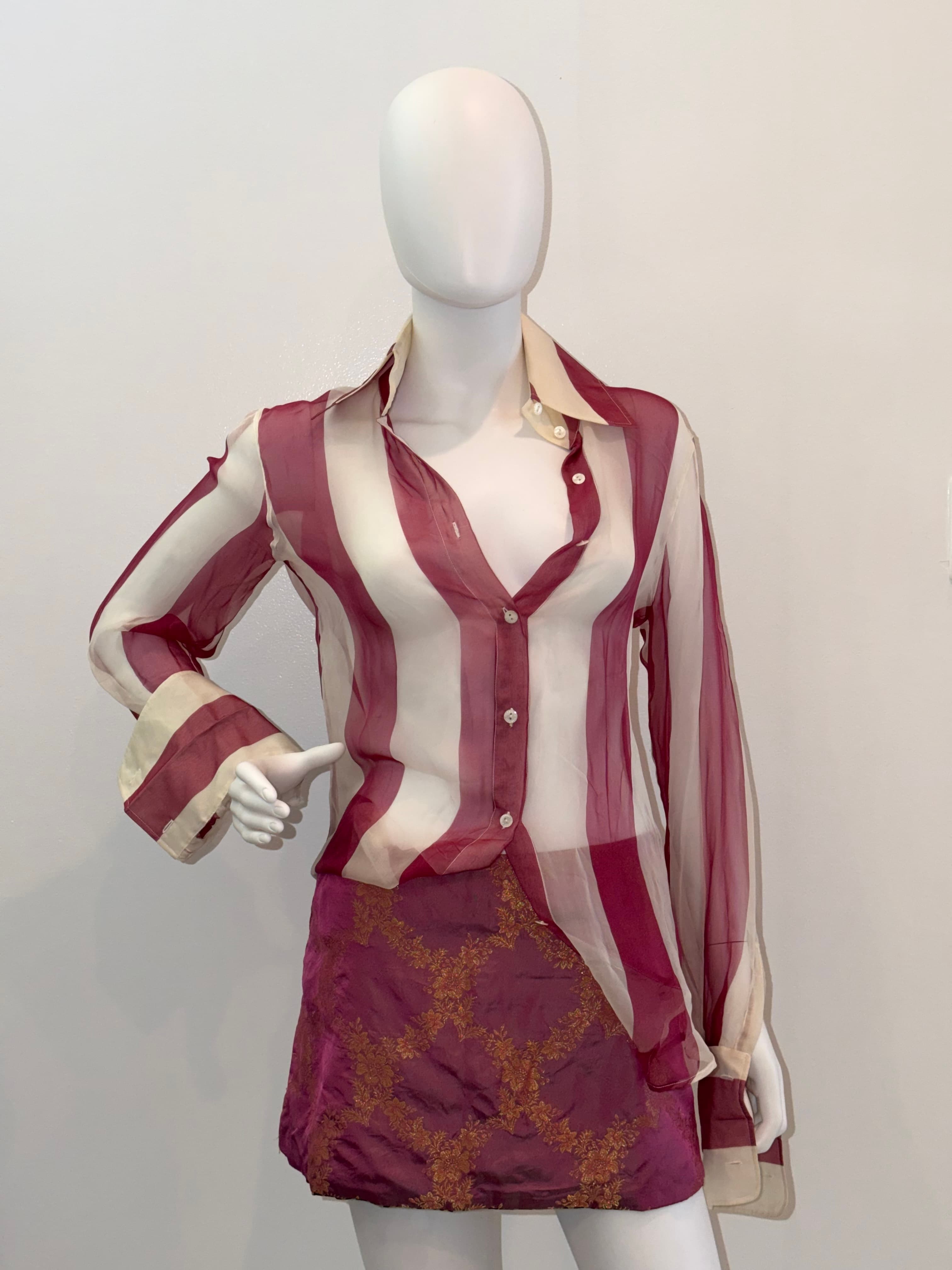 Dolce & Gabbana Spring 2000 Mix And Match Skirt Top Set