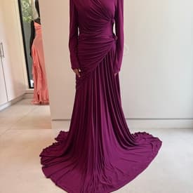 Giambattista Valli Knot Draped Jersey Gown It 44/ Us 8 — image 1