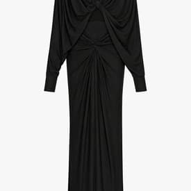 Saint Laurent Black Cutout Gown Ss23 — image 2