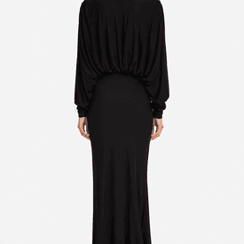 Saint Laurent Black Cutout Gown Ss23 — image 5