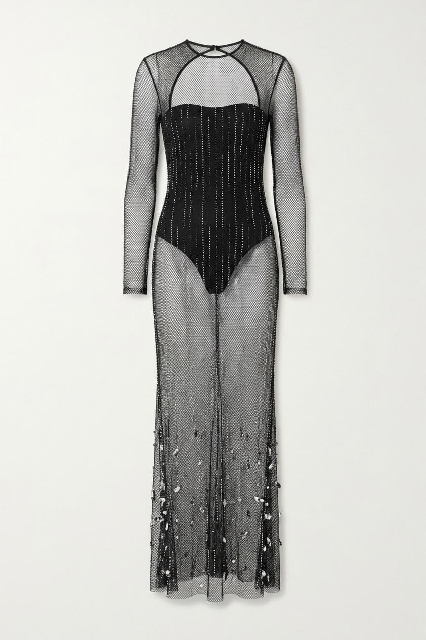 Cushnie Et Ochs Black Gown with Bodysuit