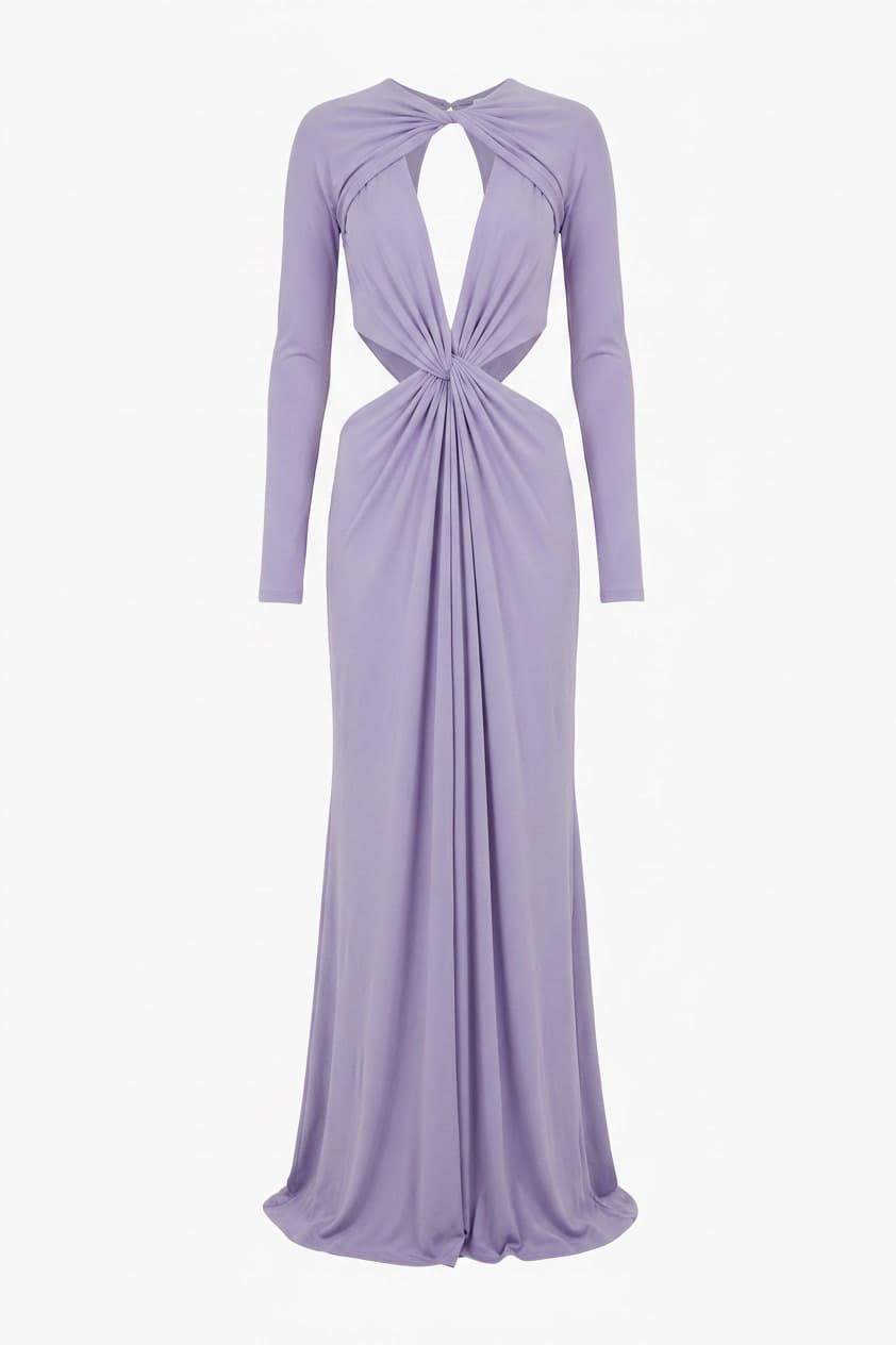 Cushnie Et Ochs Lavender Jersey Gown