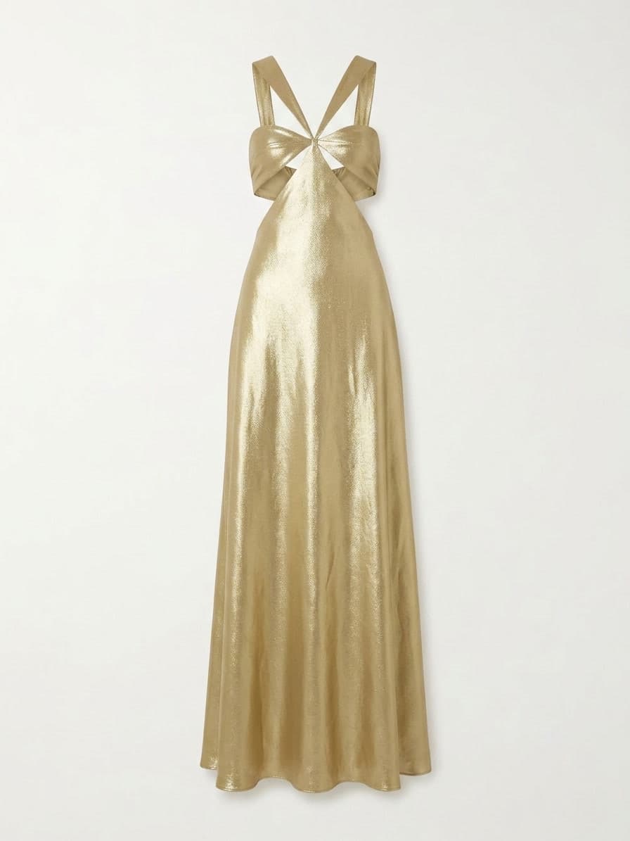 Cushnie Et Ochs Gold Gown