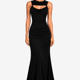 Cushnie Et Ochs Black Silk Gown  — image 4