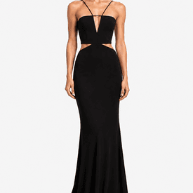Cushnie Et Ochs Black Silk Cutout Gown  — image 4