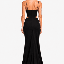Cushnie Et Ochs Black Silk Cutout Gown  — image 5