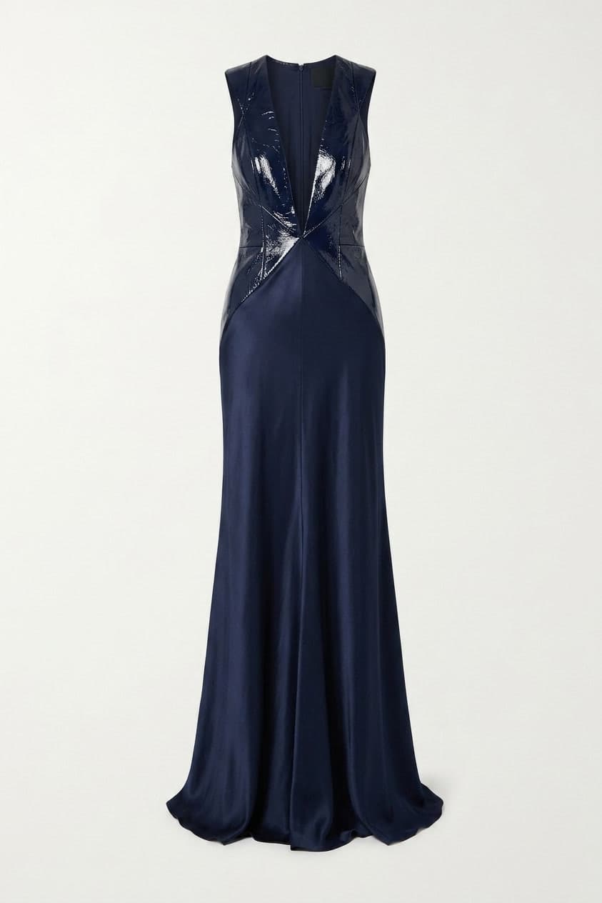 Cushnie Et Ochs Navy Patent Dress