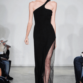 Cushnie Et Ochs High Slit Dress with Lace Detail XS — image 2