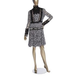 Giambattista Valli Silk Floral Dress