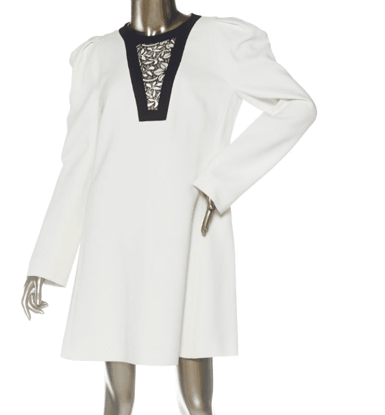 Giambattista Valli Lace-paneled Long Sleeve