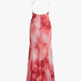 Blumarine Floral Maxi Dress with Slit  — image 2