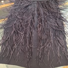 Gianni Versace silk feather skirt FW 1990/1991 runway collection — image 1