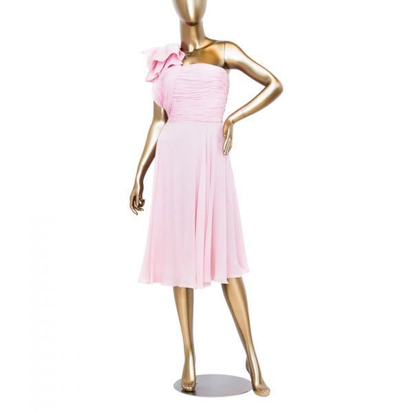 Giambattista Valli Pink One Shoulder Dress