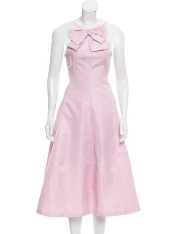Giambattista Valli Silk Bow-accented Dress