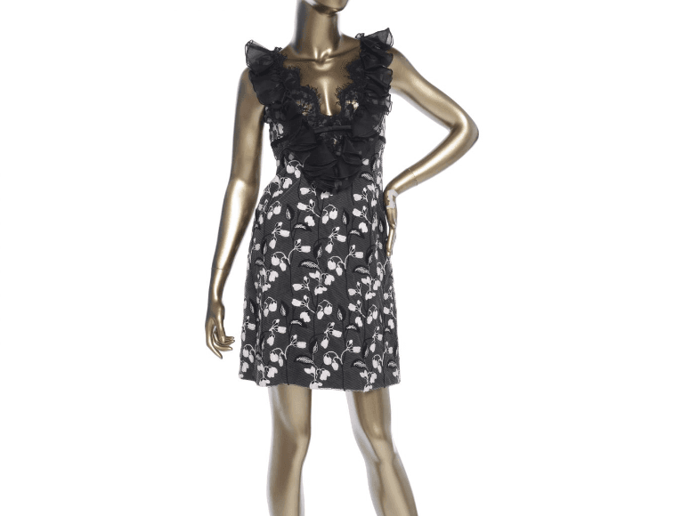 Giambattista Valli Silk Mini Dress