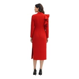 Givenchy Asymmetric Ruffled Stretched Cady Tunic — image 5