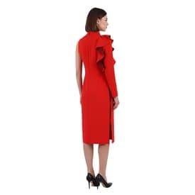 Givenchy Asymmetric Ruffled Stretched Cady Tunic — image 6